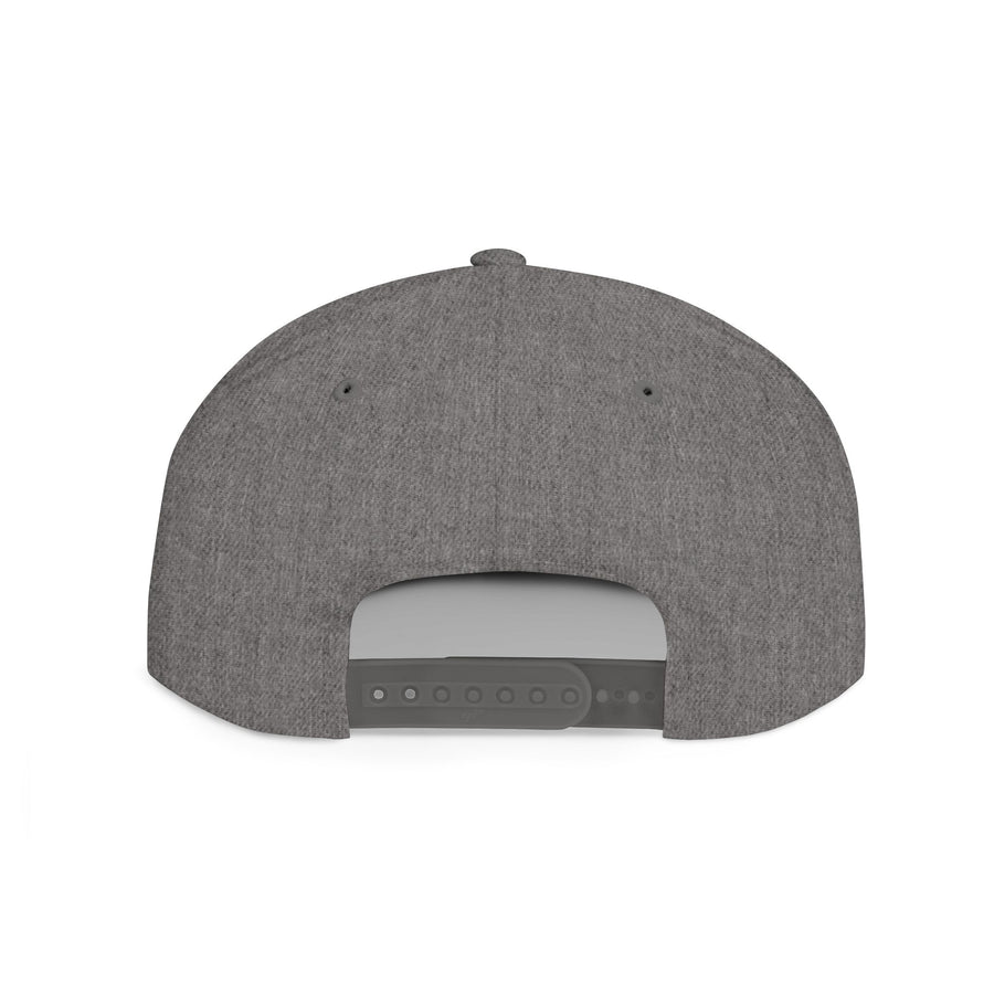 Crown PR Flat Bill Snapback Hat – Gold Embroidered Logo