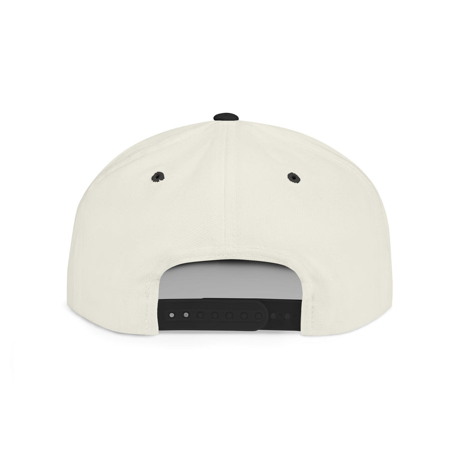 Crown PR Flat Bill Snapback Hat – Gold Embroidered Logo