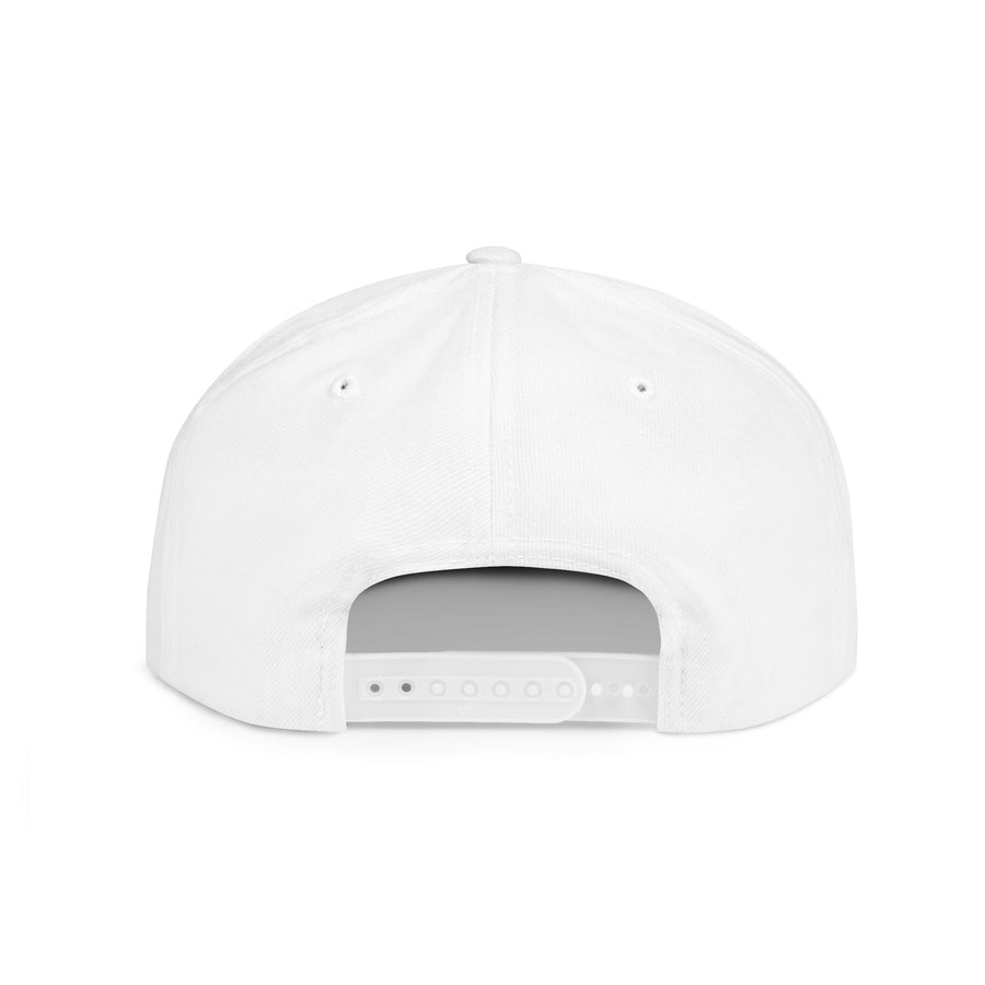 Crown PR Flat Bill Snapback Hat – Gold Embroidered Logo