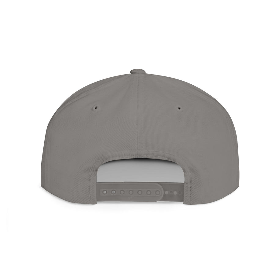Crown PR Flat Bill Snapback Hat – Gold Embroidered Logo