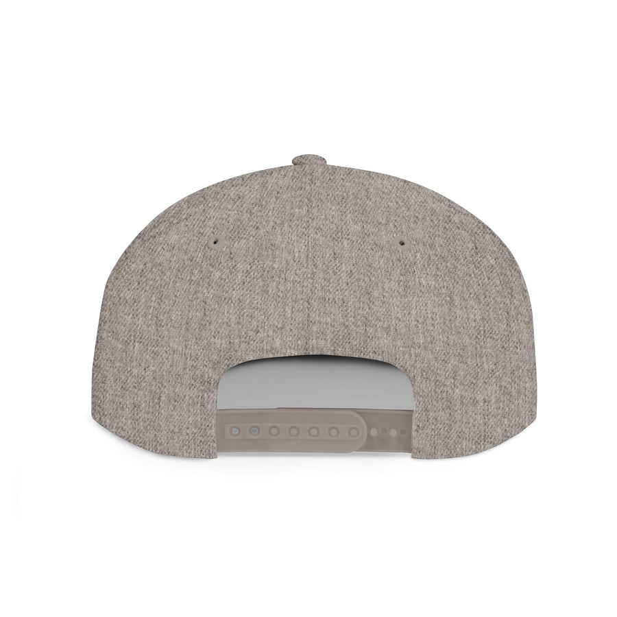 Crown PR Flat Bill Snapback Hat – Gold Embroidered Logo